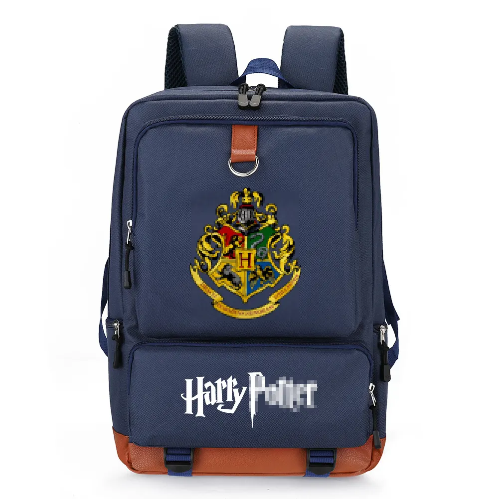 High Quality Cartoon Anime Harries Potter Students Men Backpack Book Bag With Custom Logo