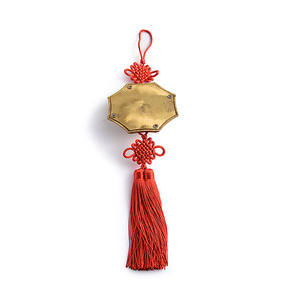 Pendentif en laiton de haute qualité avec nœud chinois, logo personnalisé, fourni directement par l'usine - Product Image 4