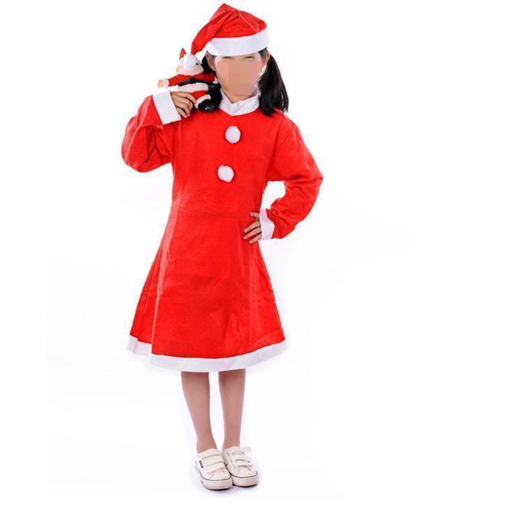 Hot Sale Santa Claus Costume New Style Christmas dresses for girls