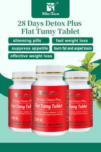 Comprimés Détox Minceur et Santé Gastrique aux Herbes Pures pour Adultes – Effet Blanchissant Cutané – Cure de 28 Jours - Product Image 3