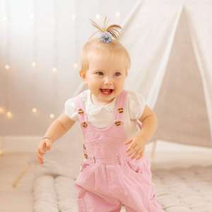 Bandeau élastique en nylon pour bébés filles, bandeau à fleurs doux pour tout-petits, nourrissons et nouveau-nés - Product Image 5