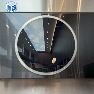 Réfrigérateur de cuisine CE ETL, quatre portes, <span class=keywords><strong>grand</strong></span> écran LCD rond, <span class=keywords><strong>porte</strong></span> en acier inoxydable, double température, congélateur vertical commercial - Product Image 6