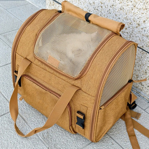 Sac à dos portable pour chat pour une utilisation en extérieur, sac de transport respirant pour petits animaux pour chiens et chats, sac à dos extensible pour animaux, cage pour chat - Product Image 2