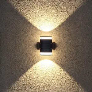 Corredor de varanda à prova d'água externo de 10w, luminárias de luz para lavadora de parede