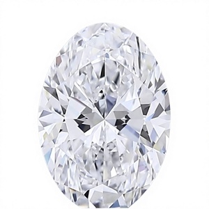 Diamante Cultivado en Laboratorio con Corte Ovalado, 0.55 Quilates, Color F, Claridad VVS2, CVD HPHT, Diamante Suelto con Certificado IGI para Joyería - Product Image 3