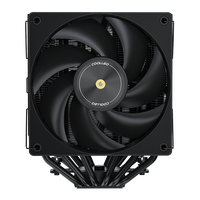 Refroidisseur de processeur COOLLEO P60T DIG BK, radiateur d'ordinateur, affichage numérique, double tour, six caloducs, refroidisseur d'air, refroidisseur de processeur LGA 115X/1200/1700/1851