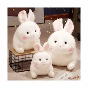 Kawaii plush toy bunny rabbit stuffed fat animal plush rabbit