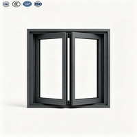 Ventanas Corredizas de Aluminio con Doble Acristalamiento Personalizadas, Ventana Corrediza de 3 Rieles, Ventanas de Aluminio de Alto Rendimiento