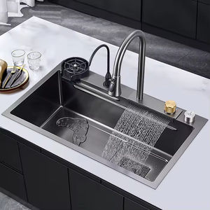 Factory Luxury Handmade Stainless Steel <b>Kitchen</b> <b>Sink</b> Single Bowl with 2 Years Warranty - Product Image 6