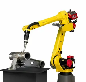 Robot di saldatura automatico CN Laser a 6 assi FANUC Mate 120iC con torcia di saldatura Servo TBI per magazzino di saldatura in metallo/acciaio