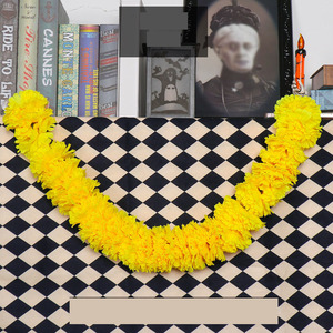 Guirnalda de Flores de Caléndula Artificiales DAMAI de 75g, Decoraciones para el Día de Muertos, Decoración para Fiestas de Halloween - Product Image 6