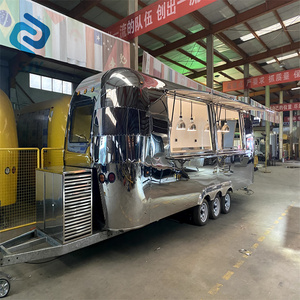 Camion de restauration mobile en acier inoxydable d'occasion pour l'extérieur, la vente de hamburgers pour les hôtels, les villas, la construction de maisons et l'<span class=keywords><strong>immobilier</strong></span> - Product Image 2