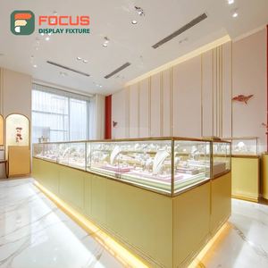 Sistema de Exhibición de Joyería Minimalista, Vitrina para Espacio de Boutique con Superficie Pulida - Product Image 4