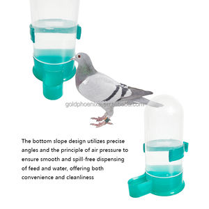 Accesorios para jaulas <span class=keywords><strong>de</strong></span> pájaros YYC, dispensador <span class=keywords><strong>de</strong></span> comida para <span class=keywords><strong>periquitos</strong></span> colgante, alimentador y <span class=keywords><strong>bebedero</strong></span> automático para palomas - Product Image 3