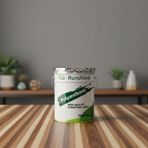 Superior Runshine Eco-Friendly Polyurethane Liquid Coating Furniture Paint <b>Clear</b> High <b>Gloss</b> Durable Wooden Lacquer - Product Image 2