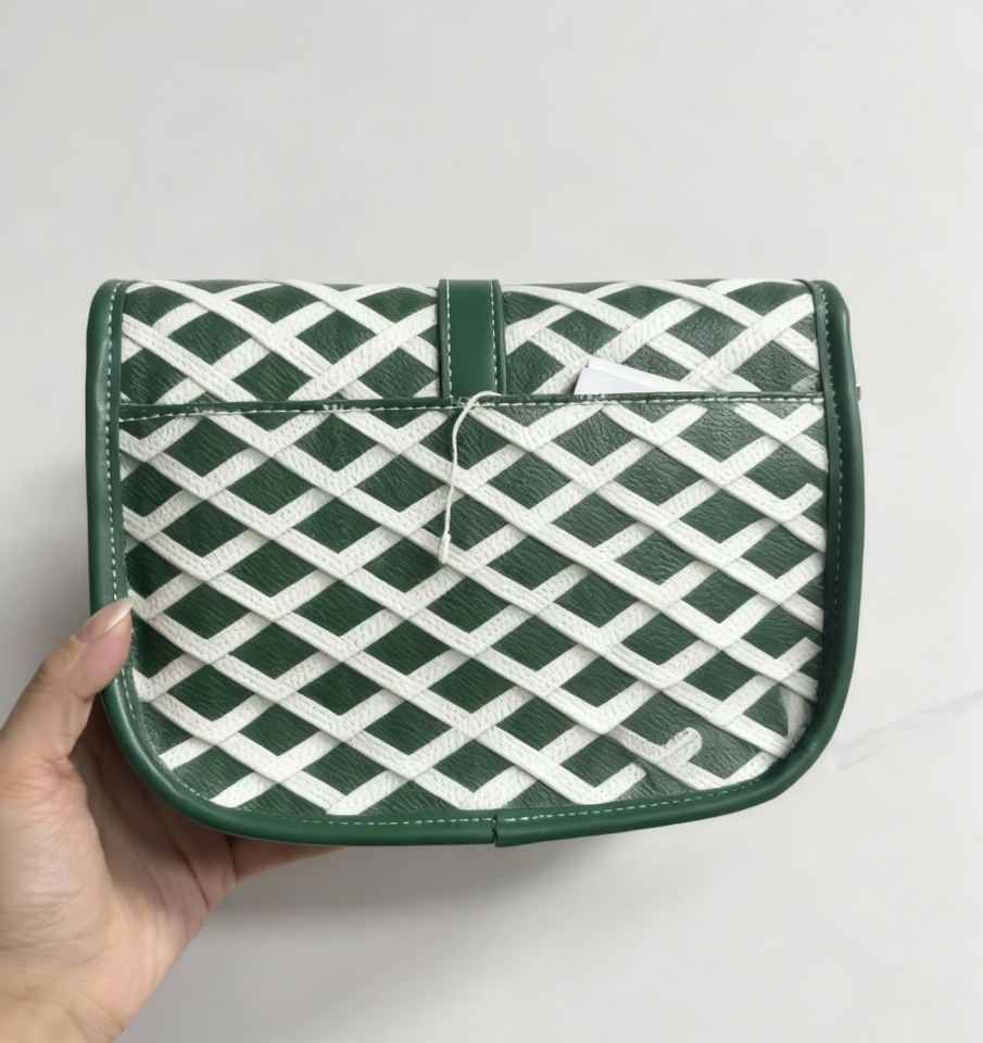 Classic Unisex Designer Inspired Saddle Bag - Image 2