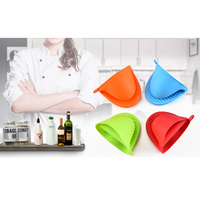 Pince d'isolation en silicone, 1 pièce, pot anti-brûlure, pour cuisine, four à micro-ondes, réutilisables, résistants à la chaleur