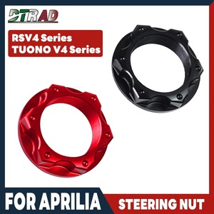 Para APRILIA RSV4 / TUONO V4 1100 Factory R/<span class=keywords><strong>RR</strong></span>/RF 2009-2026 RS660 / Tuono 660 RSV <span class=keywords><strong>1000</strong></span> R Tuercas de dirección de horquilla superior de aluminio CNC - Product Image 1