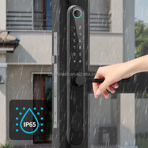 Tuya Wi-Fi thông minh Slim Khóa vân tay IP65 nhôm chống thấm nước khóa thông minh cho ngoài trời Patio thép không gỉ hợp kim nhôm chìa khóa - Product Image 3