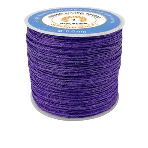 Hilo Encerado Teñido de Alta Resistencia, 100% Poliéster, 0.8mm, 150D/16, para Tejer a Mano, 70m, Tamaño Pequeño, Impermeable, Ecológico, Marca TAIXING - Product Image 4