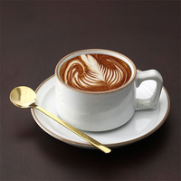 Gobelets d'art vintage faits à la main japonais Harmony Tasse en céramique de lait en poterie grossière avec assiette Ensemble tasse à café et soucoupe