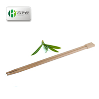 Bâtonnets en bambou naturel jetables, emballage en vrac, double pointe plate pour barbecue et plats à emporter