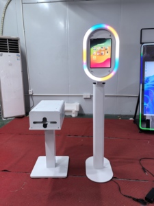 Mới nhất xách tay đám cưới ma thuật màn hình cảm ứng 360 tự động Selfie Máy gương <span class=keywords><strong>Photo</strong></span> Booth kiosk photobooth với máy in - Product Image 5