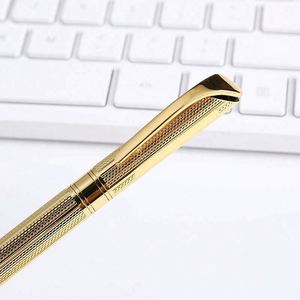 Luxury Heavy Business Gift Writing Engraved Etching Ballpoint Gun <b>Gold</b> Metal <b>Pen</b> Twist Function - Product Image 4