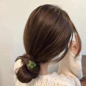 Elastico per Capelli in Acrilico a Forma di Fiore, Accessori per Capelli per Ragazze - Product Image 1