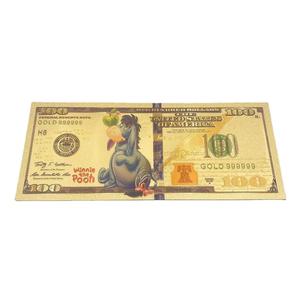 Banconota Commemorativa in Foglia d'Oro <span class=keywords><strong>Winnie</strong></span> <span class=keywords><strong>the</strong></span> <span class=keywords><strong>Pooh</strong></span> e Tigger, Regalo <span class=keywords><strong>da</strong></span> Collezione in Plastica - Product Image 5