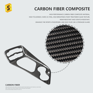 ES SRT Carbon Fiber Zentral bedienfeld Abdeckung Dodge Ladegerät Kohle faser Innenraum Für Dodge Challenger - Product Image 4