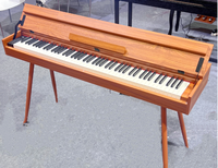 B 105 Upright Cover Digital Piano 88 Key Graded Hammer Weighted Keyboard Metal Legs Triple Pedal Bluetooth for Exam