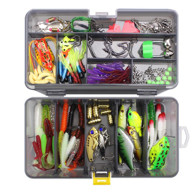 lazer lures セット Lushazer Fishing Soft Lure Set - 169pcs Mixed Fish Kit