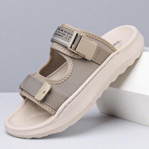 Men's Summer <b>Slides</b> Comfortable Soft Sole Outdoor Beach Shoes Adult Size Fits Driving Casual Wear - Product Image 1