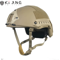 Équipement tactique KIANG Casque FAST Casque en aramide couleur sable Casques de moto