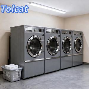 Lavadora Industrial de Alta Resistencia, Lavadora-Extractora Comercial de 30KG, 50KG, 100KG para Hotel y Hospital - Product Image 1
