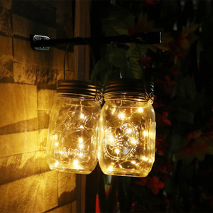 <span class=keywords><strong>Lampe</strong></span> solaire Dailu White Mason Jar avec couvercle, <span class=keywords><strong>lampe</strong></span> à suspendre extérieure, <span class=keywords><strong>lampe</strong></span> féerique <span class=keywords><strong>LED</strong></span>, voir les <span class=keywords><strong>avis</strong></span> certifiés - Product Image 2