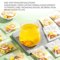 Natuurlijke Passievrucht Kumquat Citroen Kruidenthee Zakjes Rijk aan Vitamine C Suiker-Vrij Cafeïnevrij Halal Premium OEM Aangepaste Mengsel