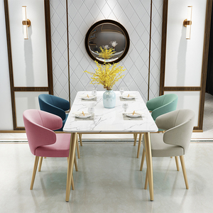 Barato al por mayor de <span class=keywords><strong>muebles</strong></span> modernos de mesa de madera de silla restaurante creativo Grupo 6/8/10 asiento mesa de comedor mdf - Product Image 2