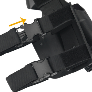 Funda de seguridad de nivel 3 6360 para uso medio con corte óptico para mira de punto rojo, compatible con luz X300 para Glock 2011 TP9 P99 M&<span class=keywords><strong>P</strong></span>, equipo de tiro - Product Image 2