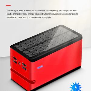 Cargador Solar Portátil de 100000 mAh, Batería Externa de Gran Capacidad, Soporte de Emergencia para Exteriores, Banco de Energía Solar con Luces LED - Product Image 5