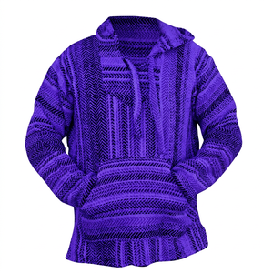 <b>Men's</b> 240gsm Cotton Breathable Embroidered Outdoor Printed Hoodie Stringless <b>Pullover</b> in Plain Color Oversized OEM Design - Product Image 1
