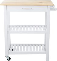Combo home Rolling Island Küchen wagen mit Edelstahl Arbeits platte Utility Mikrowellen wagen Tisch mit Handtuch halter