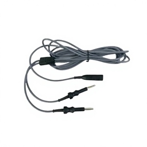 Cable Bipolar Laparoscópico Reutilizable de Alta Calidad, Instrumento Quirúrgico Multiusos, Color Gris - Product Image 1