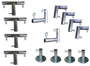 Nhà máy tùy chỉnh tấm kim loại chế tạo phần Lều nối phụ kiện đường ống chân kết nối ống - Product Image 4