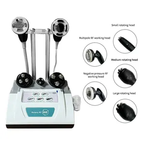 2024 Home Use Portable Body Slimming Face Lift 360 Degree Head Rotating RF Skin Tightening Machine Beauty Salon