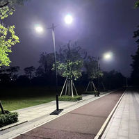 MJ-SSTH STARSHIP intégré tout en un lampadaire solaire LED 800W 1200W lampadaire civil pour parc cour jardin route interne