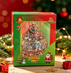 Juguetes blandos y coloridos de árbol de Navidad para niños mayores de 3 años, juguetes antiestrés de TPE, set de regalo unisex - Product Image 5