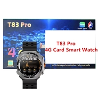 UK8 4G SIM-Karten-fähige Quadratische Smartwatch mit Kabelloser Aufladung, Herzfrequenz- und Blutsauerstoff-Monitor, Kompass, Kalender, Sport- und Gesundheits-Tracker