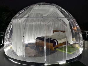 Tienda de campaña transparente para restaurante, tienda de campaña transparente para exteriores, cabaña estrellada, casa, PC, domo para el hogar, tienda de cúpula de burbujas transparente - Product Image 6